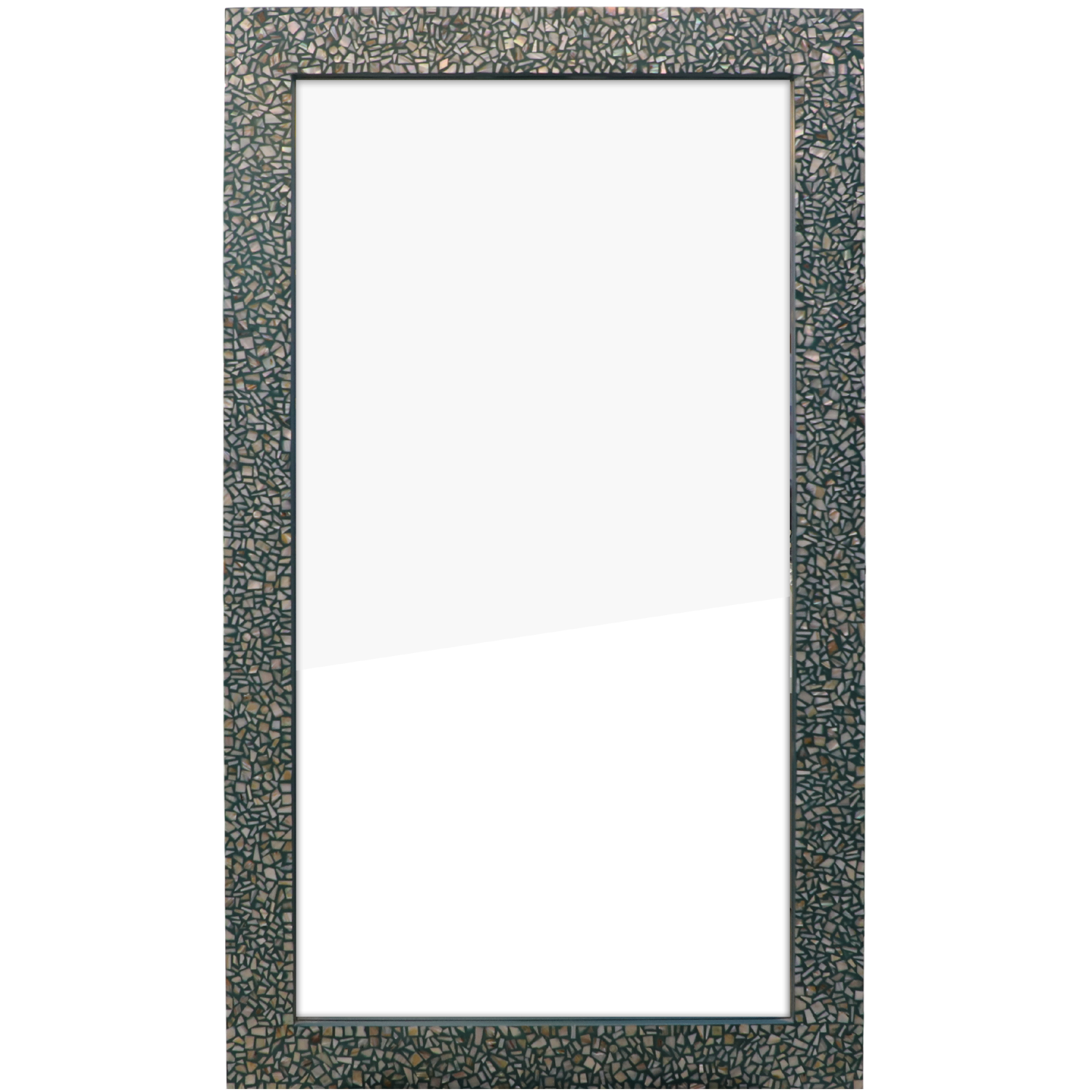 Artistic Green Rec Mosaic Mirror  – 119cm x 69cm