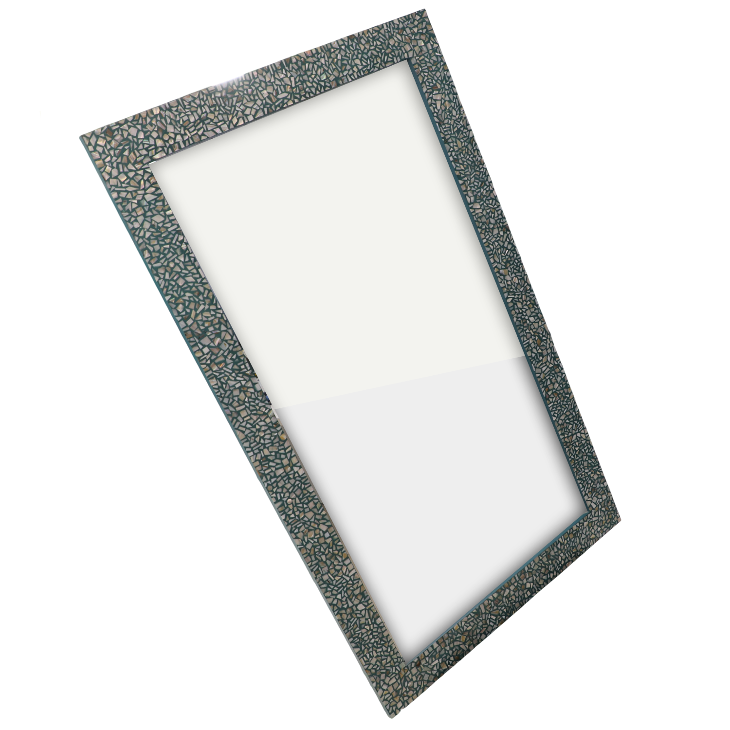Artistic Green Rec Mosaic Mirror  – 119cm x 69cm