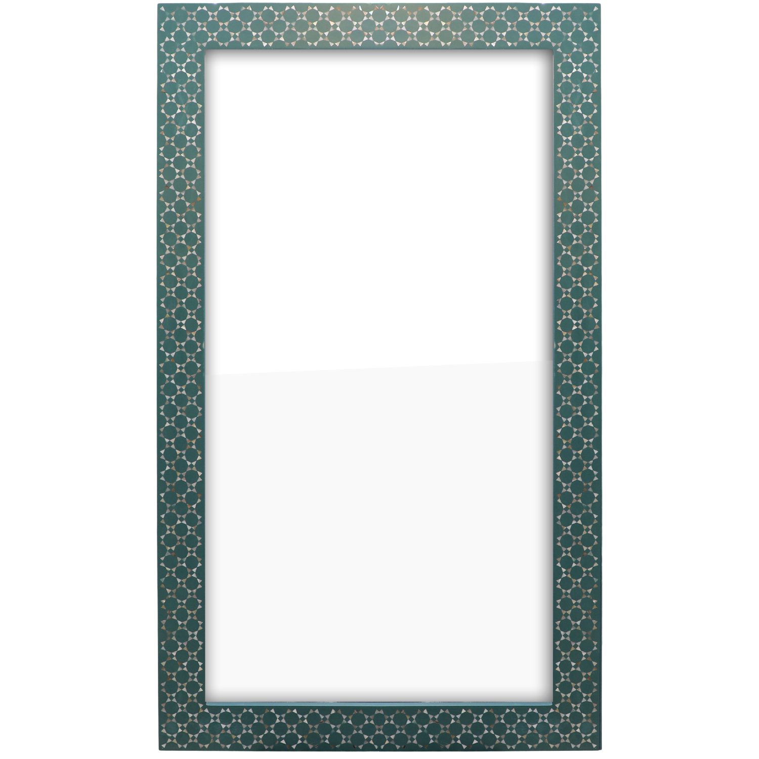 Artistic Green Sun Mosaic Mirror  – 119cm x 69cm