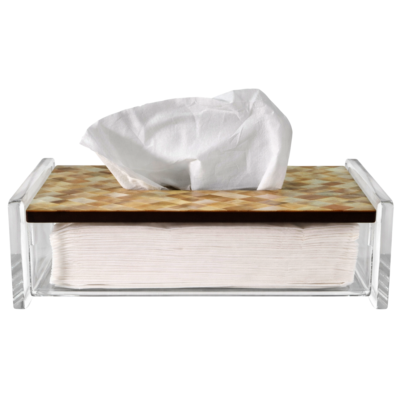 Brownie Msadaf Pearl Facial Tissue Holder – Elegant Rectangular Design