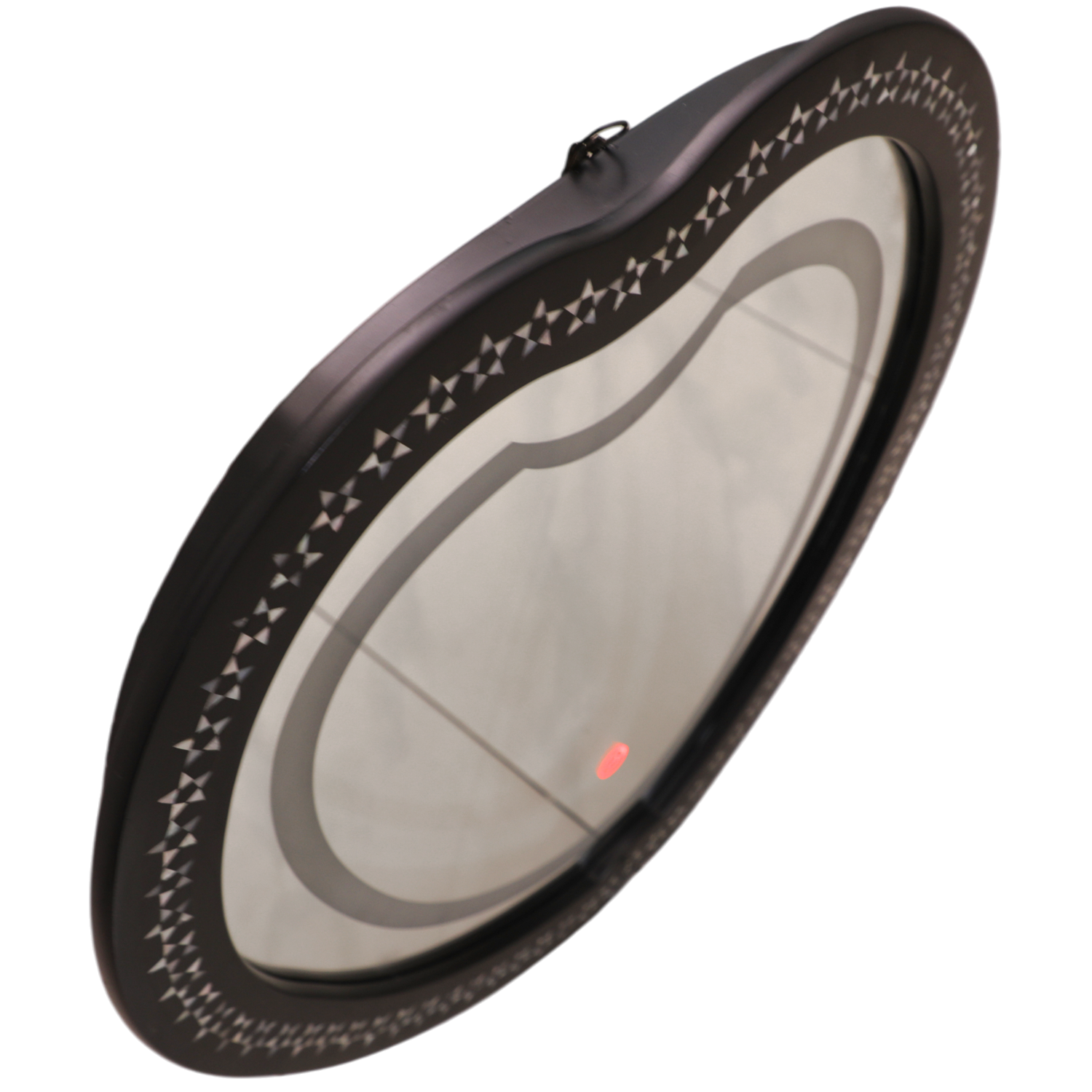 Romantic Black Lighting mirror Heart