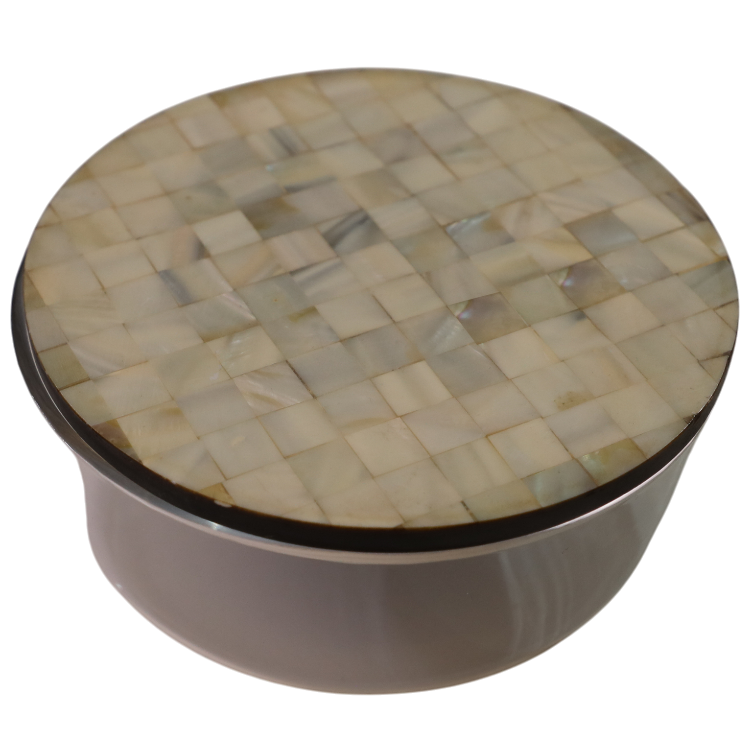  Zakharif 7 Wooden Inlaid Lid – 15 cm Decorative Food Holder