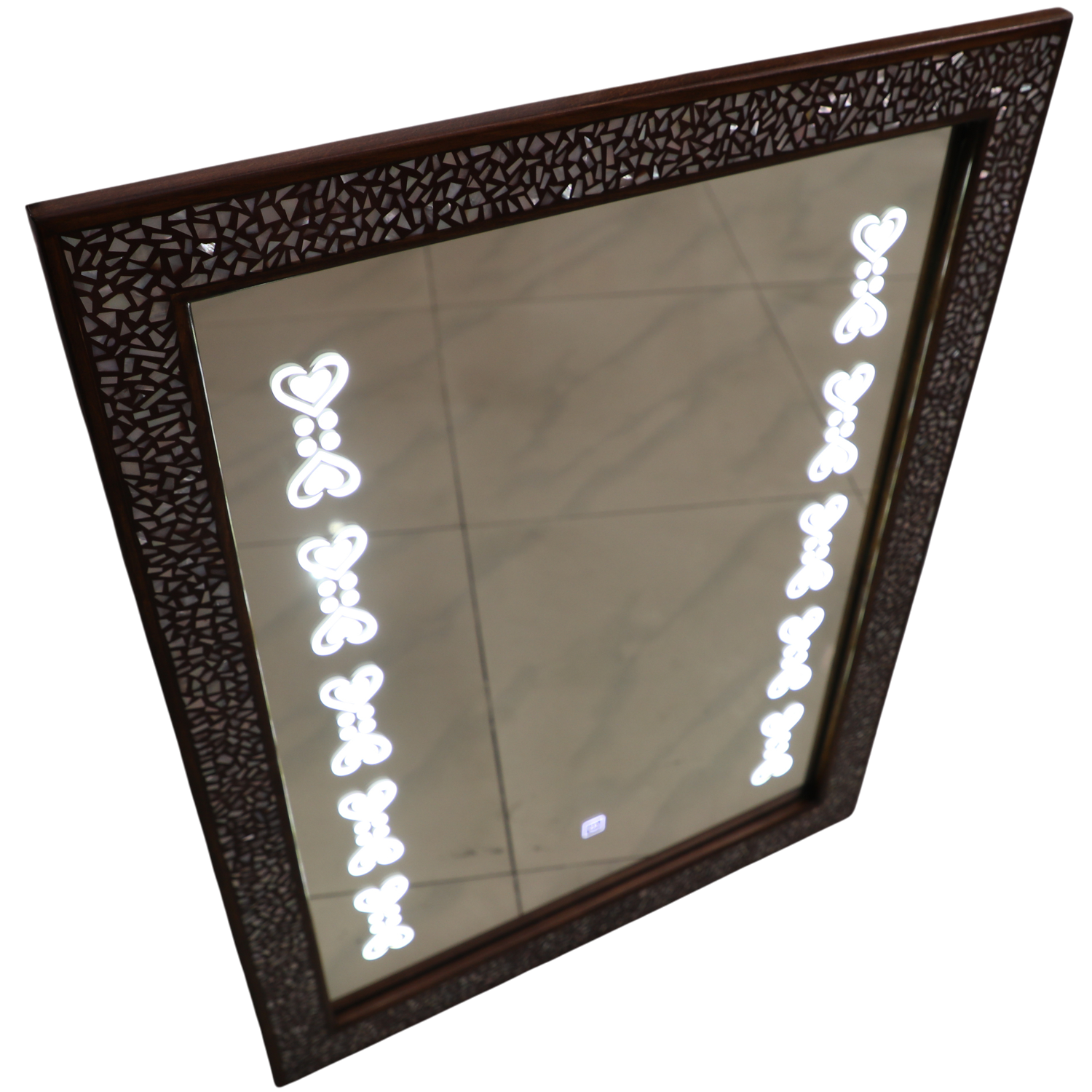 Zakhrafat Brown lighting mirror