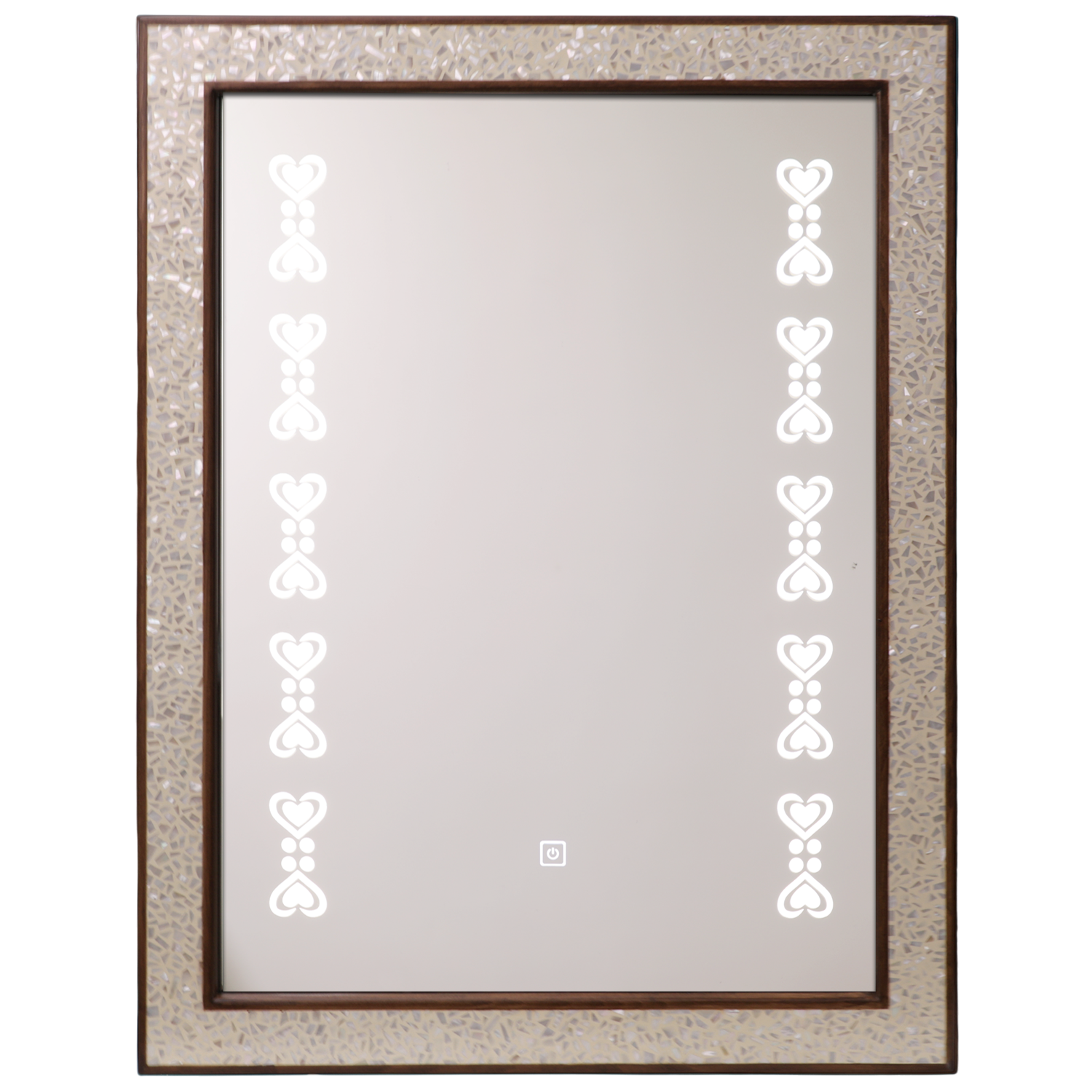Zakhrafat Off-white lighting mirror