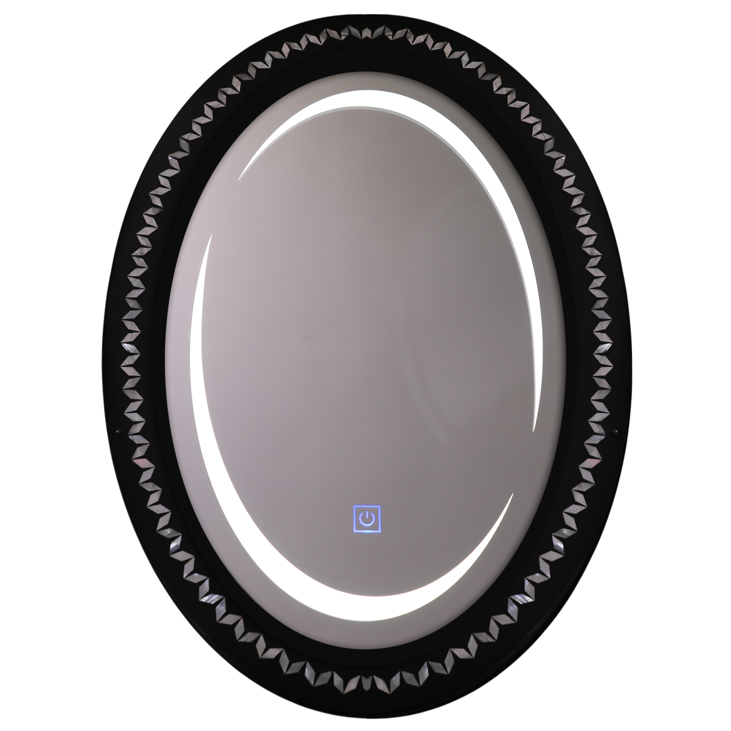 Zakrasha Brown Oval Light mirror