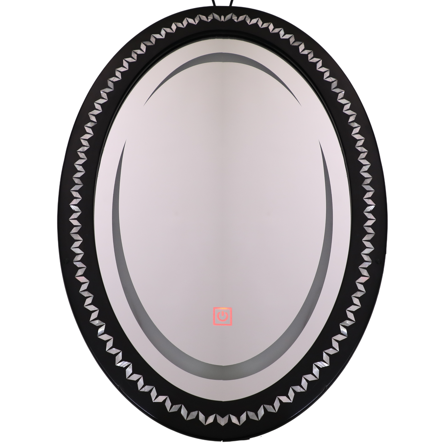 Zakrasha Brown Oval Light mirror